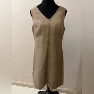 Talbots gold dress - good condition - size: 12P